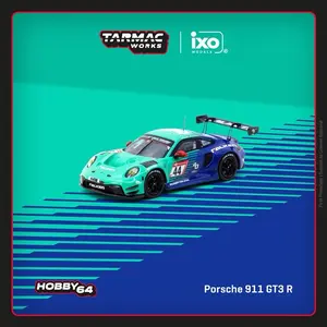 Tarmac Works 1:64 Porsche 911 GT3 R #44 Nurburgring 24h 2023 J Eriksson T Heinemann N Menzel M Ragginger IXO Models Collab Hobby64