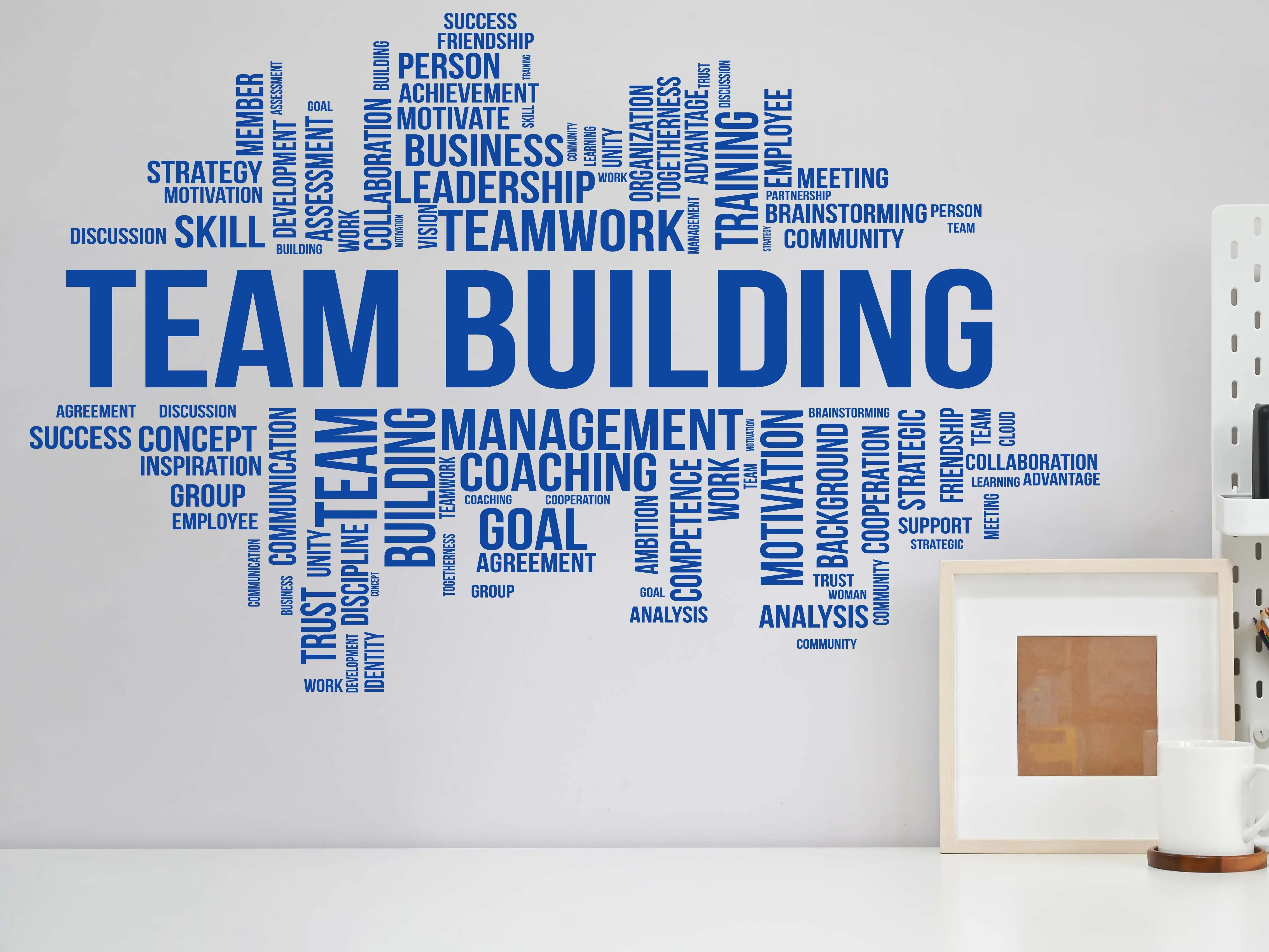 Team Building Quote Wall Decal for Office Spaces, Vinyl Wall Decal Teamwork Success Office Decor Worker Stickers, Source of Inspiration n052 Decorative