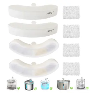 NPET Cat Water Fountain Replacement Filters Non-woven Fabric Filters For WF050/WF210/WF100 Pet Drinking Fountain