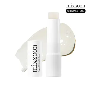 [mixsoon Official Shop] Vegan Melting Lip Balm (Clear) 0.14 oz / 4.1g - Nourishing Lip Balm Stick for Dry Cracked Lips, Korean Skin Care