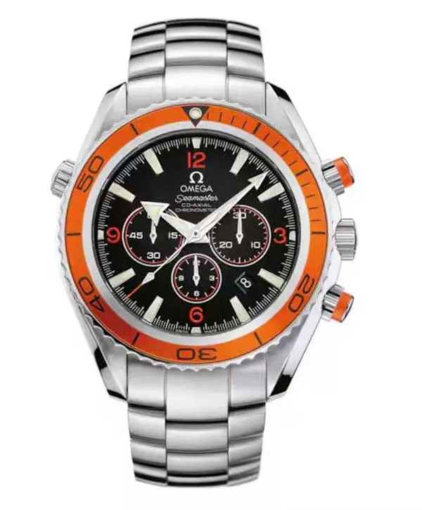 Omega Seamaster Ocean Universe 600 Chronograph Case diameter: 45.5 mm Orange bezel