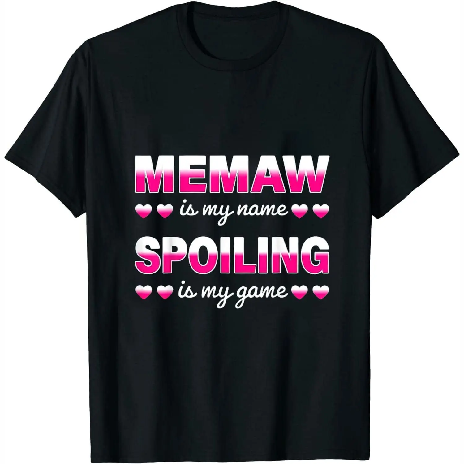 100% Cotton Memaw Is My Name Funny Grandma Gifts for Mothers Day Womens T-Shirt