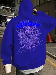 Human treasure men's versatile warm padded top hooded sweatshirt, personalized fashion casual hooded sweatshirt is the exclusive atmosphere of autumn and winter, warm and thick, the daily commute is simple and simple and not easy to wear for any occasion