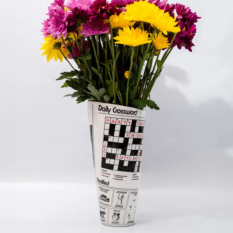 Newspaper Vase