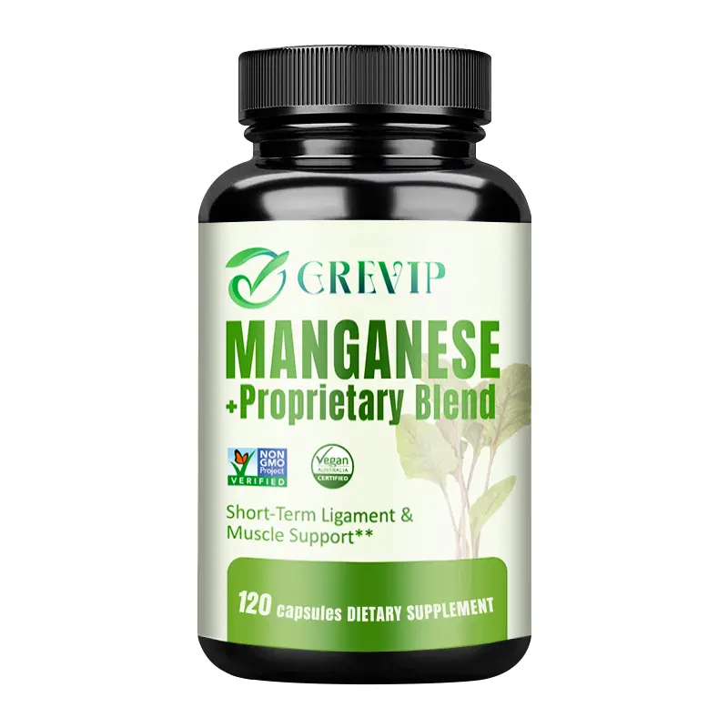 GREVIP Manganese Complex Natural Dietary Supplement - With Mushroom, Beetroot, Phosphorus, Calcium Lactate for Fitness & Healthcare Ligament, Muscle Recovery