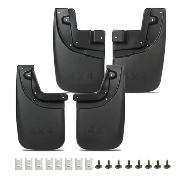 4pcs Fit For 05-15 Toyota Tacoma Front & Rear Mud Flaps Splash Guards Mudguards 4pcs Fit For 05-15 Toyota Tacoma Front & Rear Mud Flaps Splash Guards Mudguards