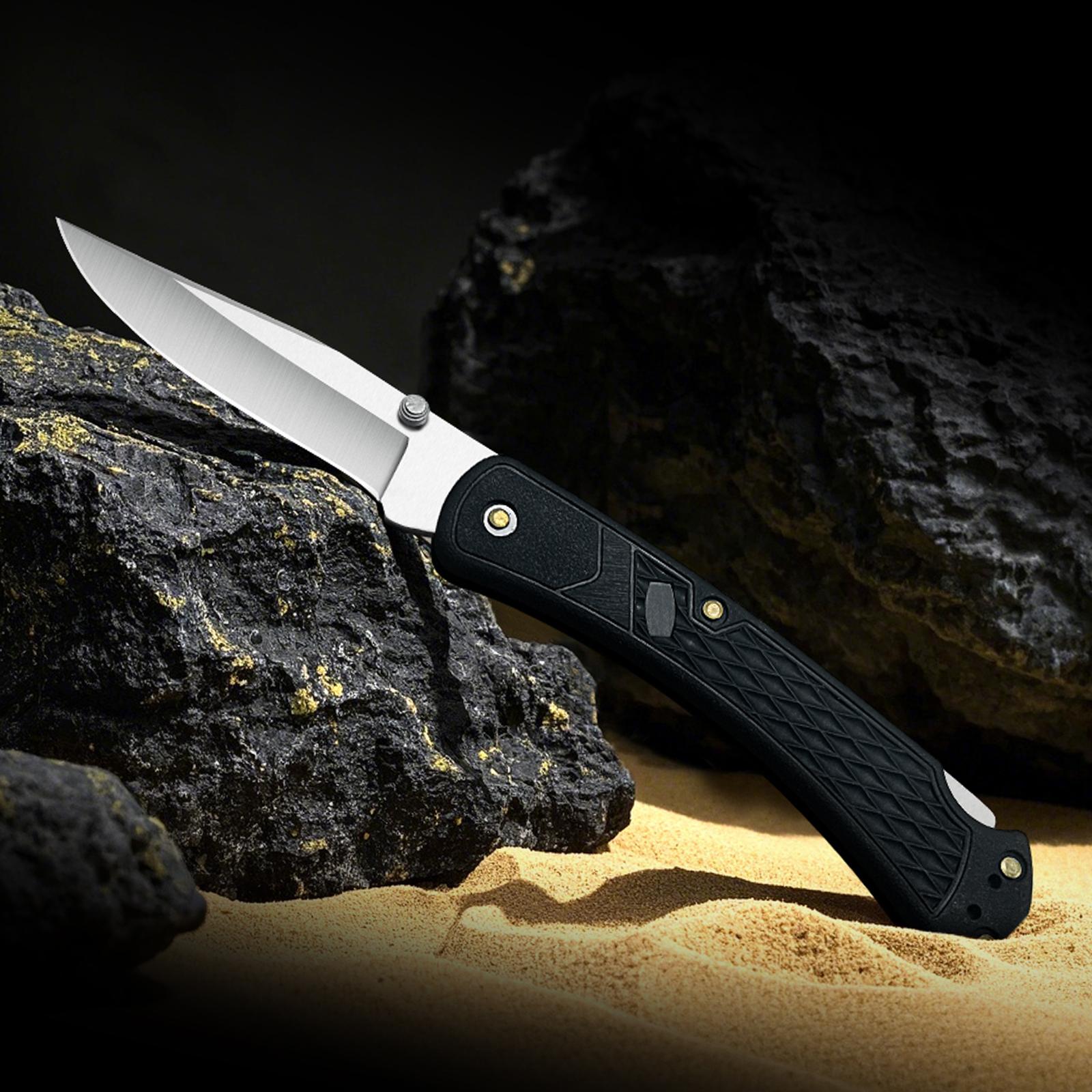 Folding Camping Hiking Knife] Folding knife, camping, hiking, pocket knife, rescue, multi-functional knife, emergency outdoor survival, portable folding knife, household fruit knife
