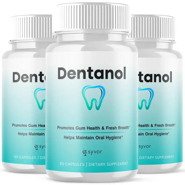Dentanol Oral Probiotic Support for Healthy Teeth and Gums 180 Capsules 3 Pack