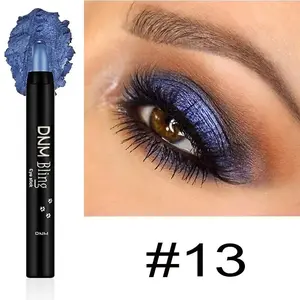 15 Color Pearlescent Eyeshadow Eyeliner Pencil Waterproof Glitter Matte Nude Eye Shadow Makeup Pigment Eyeshadow Pen Cosmetic