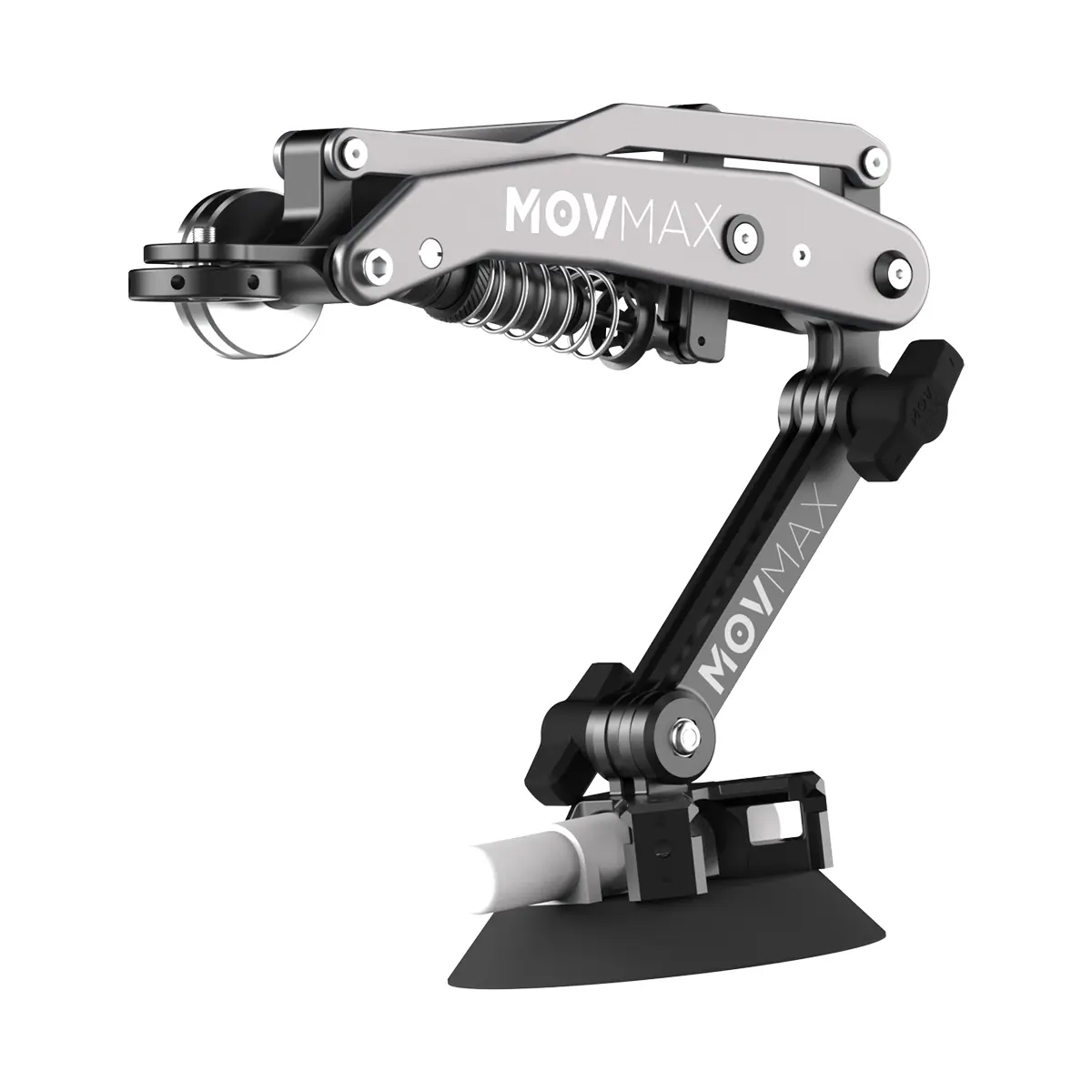 MOVMAX Metal Blade Arm Car Accessory - Camera Accessories for Photography, Action Camera Shock Holder, Suction Mount Compatible with DJI Pocket 3, Insta 360, GoPro, Phones