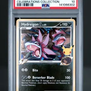 2021 Pokemon SWSH BSP C-Holo Hydreigon, Celebrations Collection #138, Gem MT 10 Card, 141066302