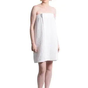 TowelSoft Women's Waffle Cotton Blend Body Wrap, Adjustable Closure (One Size)