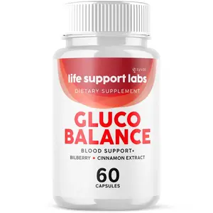 (1 Pack) Life Support Labs Advanced Gluco Balance Support Supplement 60 Capsules