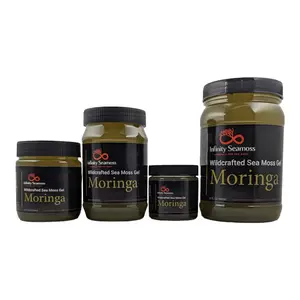 Sea Moss Gel + Moringa | 4oz, 8oz, 16oz, 32oz | Infinity Seamoss