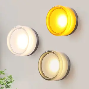 Creative Acrylic Wall Lamp, Circular LED Wall Light, Hardwired, Acrylic Construction, For Hallways, Feature Walls, Staircases, Study Rooms, Interior Decorative Lighting, Led Ambient Lighting, Mood Lighting, Mood Decorative Lights