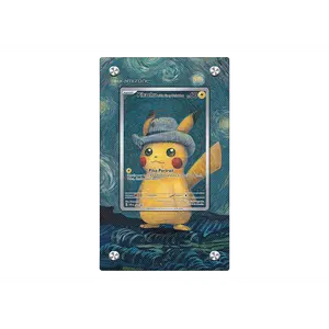 Pikachu with Grey Felt Hat  - Van Gogh Promo - Extended Artwork Display Case