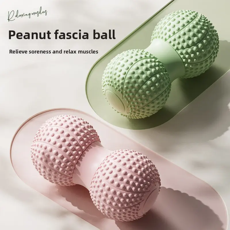 Trigger Point Peanut Massage Ball Relieve Back Spine Leg Hip Soreness Foot Reflexology Yoga Recovery Tool, Body Care, Stress Relief gym stuff