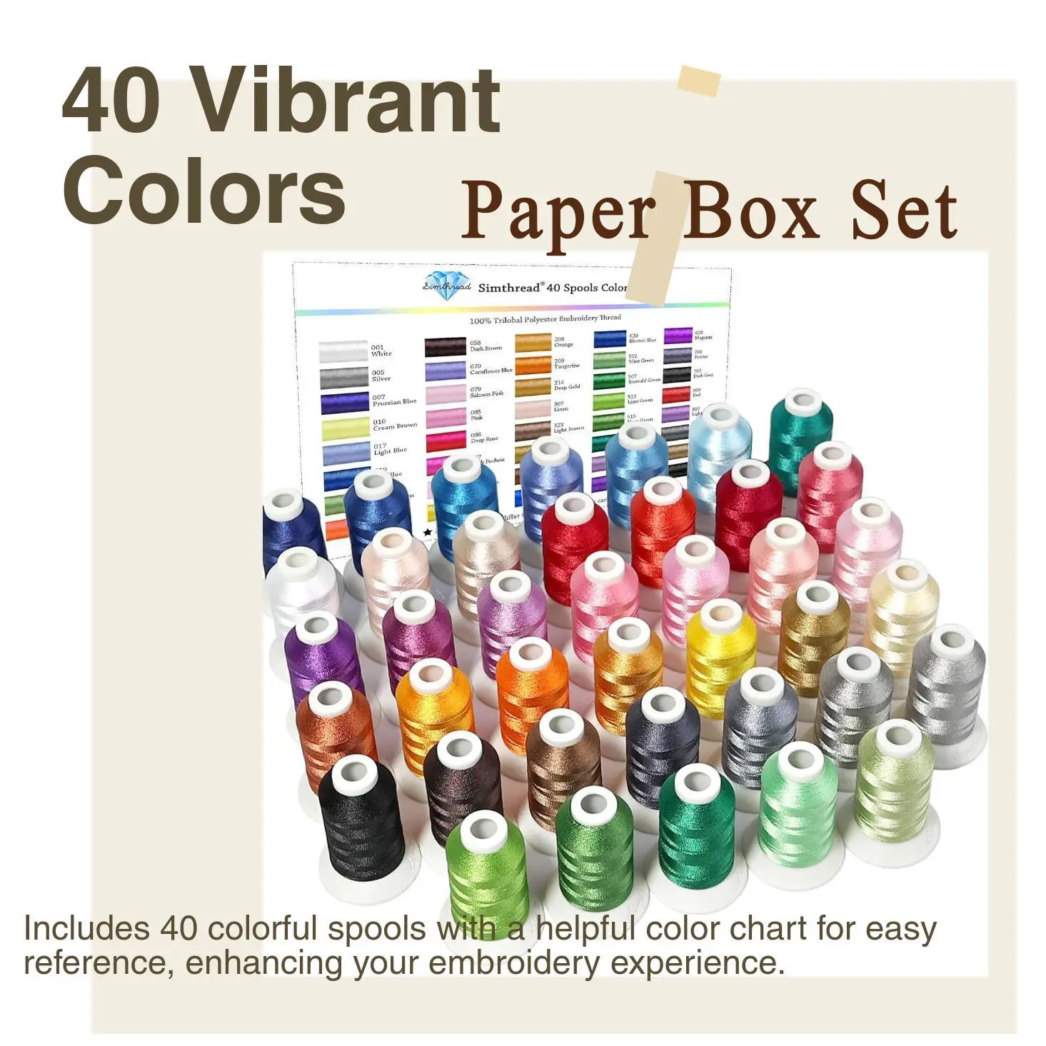 40-Colors  paper box set