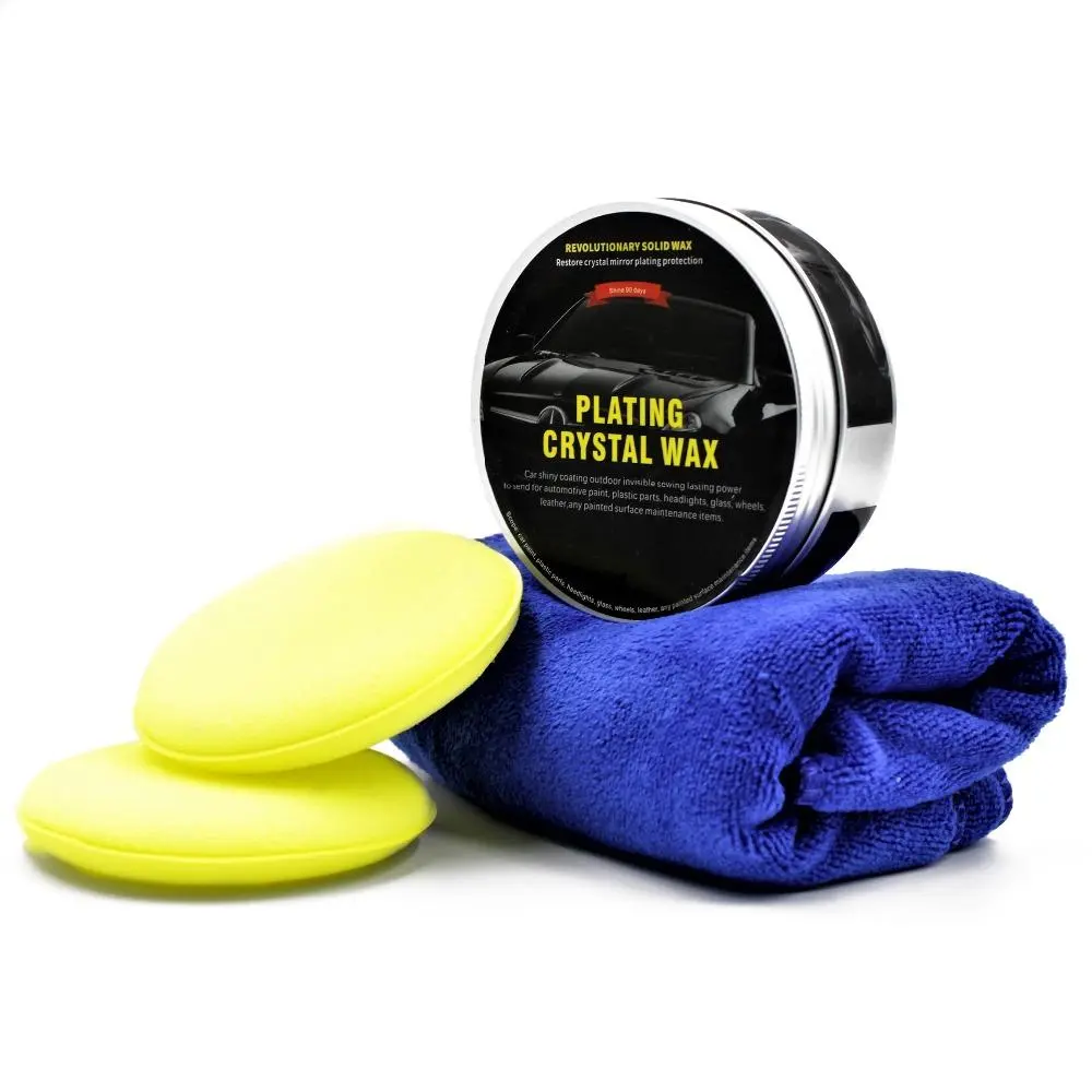 Car Diamond Crystal Wax Black Wax Coating Waxing Polishing Sewage Crystal Hard Wax 1pc
