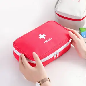 Portable Medical Bag, Compact Medicine Storage Pouch, Travel First Aid Kit, Essential Emergency Supplies, Lightweight & Convenient