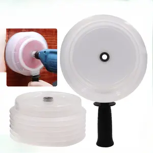 Dust Cover for Ceiling/Drywall  Fixtures — Multi-Functional Dustproof Capping Plate with Handle, Compatible with Tube , Speakers, and Spotlights diy lover recess light thin metal