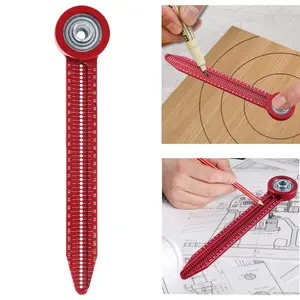300mm Woodworking Drawing Compass Circular Drawing Ruler Measuring Ruler MeasurementTool HighPrecision Scribe Gauges