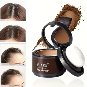 Hairline Powder with Mirror, Contouring & Filling Sparse Hair, Suitable for Face, Hair, Eyebrows, Beard, Sweatproof Long-Lasting Formula