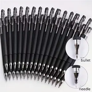 50/100-piece high-quality anti-scratch gel pen set, GP380 quick-drying ink, smooth writing - suitable for students, exams, office work and home use