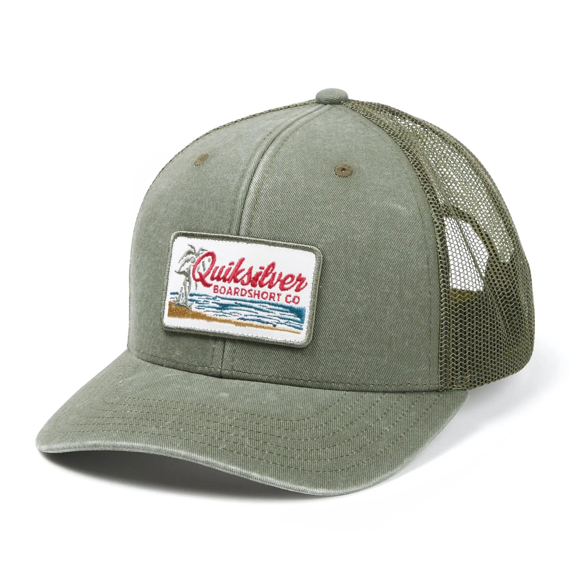 Quiksilver | Campsite Baseball Hat | Men's 100% Cotton Polyester Lightweight | Travel, Everyday Wear Sports Outdoor Hats