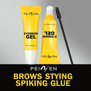10ml Brow Styling Spiking Glue, Clear Eyebrow Setting Gel, Brow Fix Gel for Waterproof & Sweat-Proof Durable Hold, Eyebrow Styling Liquid for Brows, Perfect for Salon or Home Makeup Use
