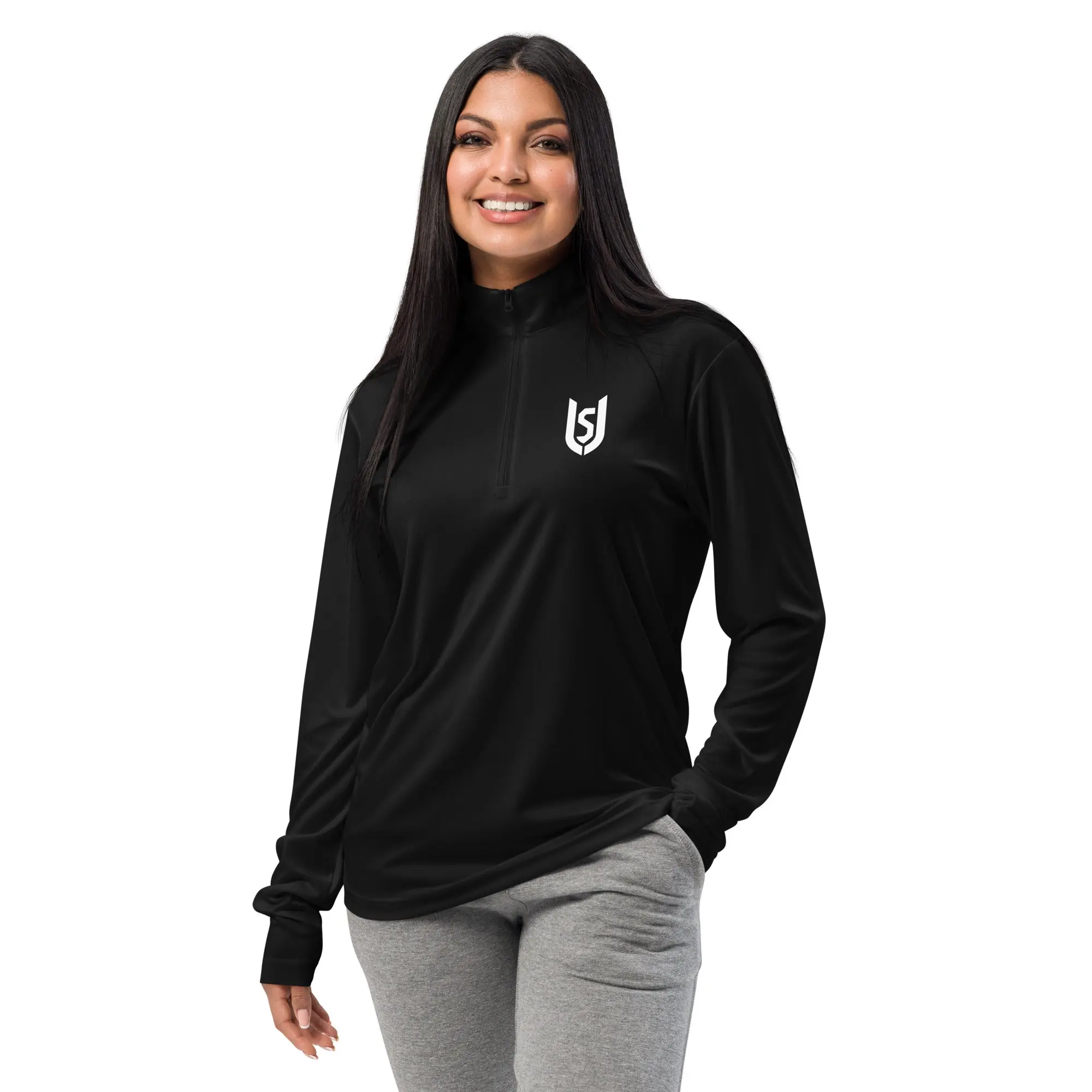 Unrestricted Lightweight quarter-zip pullover