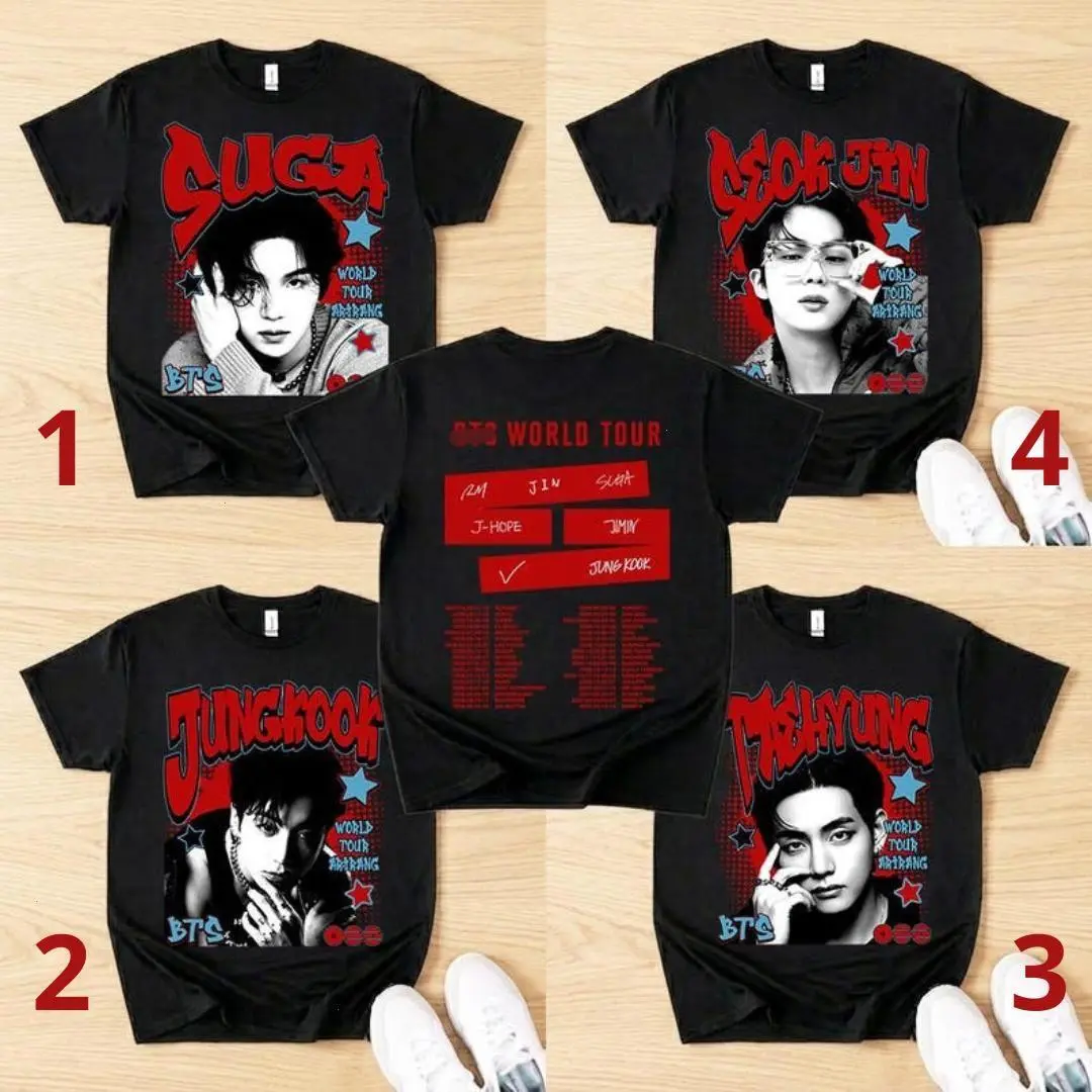 Limited Kpop Boy Group Member Shirt, Kpop Sweatshirt, World Tour Merch, Fandom Gift for Fan