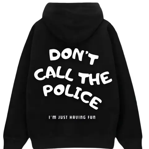 Autumn and winter Dont Call The Police Hoodie Motorcycle Hoodie - Casual Hoodie for Men and Women - Soft Cotton Comfortable Everyday Wear sweatshirt summerwins