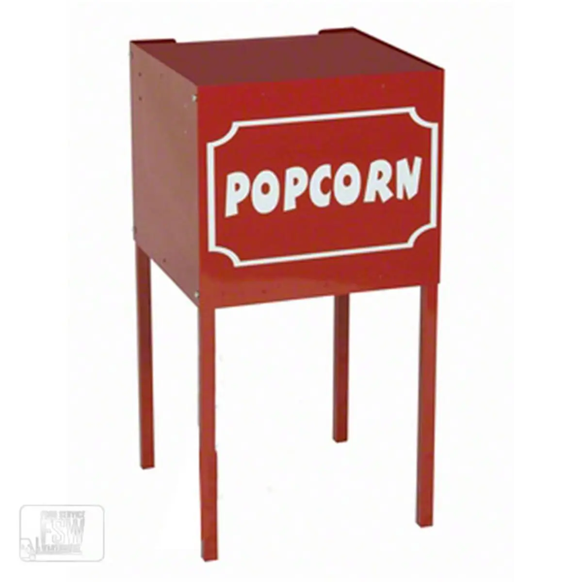 Paragon Pre-Assembled Medium Thrifty Chip-Resistant Steel Popcorn Popper Stand, 21x17x30in, with Storage Space for Kitchen Use (Fits Popcorn Machines), Popcorn Popper Stand For Popcorn Machine