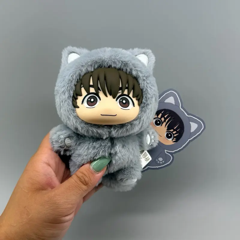 (Open Box / Confirmed: Yu Haibara) Puremind x Jujutsu Kaisen JJK Cat Ear Plush Series Vinyl Plush
