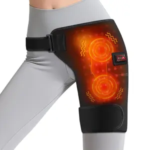 Red Light Heating Massage Wrap for Hips and Thighs, Body Care Machine, Dual Motor Vibration, 3 Heat Levels, 3 Vibration Levels, 660nm LED Beads, Full-Wrap Hips and Thighs Relaxation