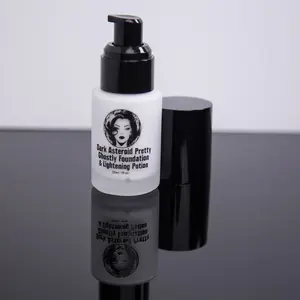 Ghostly Foundation & Lightening Potion by Dark Asteroid Pretty - full coverage cosmetic, breathable coverage, white foundation, trad goth looks & more Gentle Makeup
