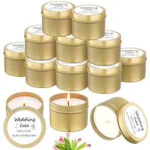 Bridesmaid Proposal Gift Set, 1-8pcs Natural Soy Wax Candles, Retro Design, Ideal for Bridal Party, Party Favor & Best Friend Presents