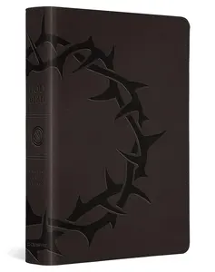ESV Large Print Compact Bible, Red Letter (TruTone, Charcoal, Crown Design): Holy Bible, English Standard Version