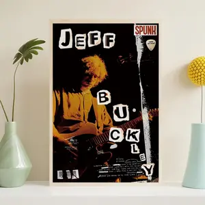 Jeff' Concert Buckley' Poster, HD Canvas Poster print, Music Fan Collectibles, Vintage Music Poster, Art Collectibles, Home decoration