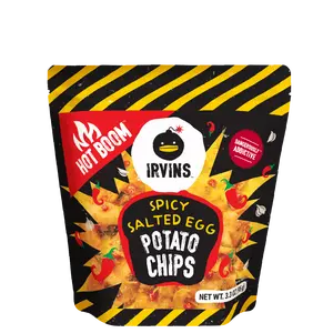 Hot Boom Spicy Salted Egg Potato Chips (3.3 oz)