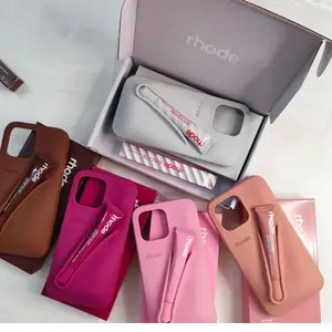 Premium iPhone Case + Rhode Hailey 2026 Lip Balm – the more you use it, the more you'll love it – your adorable everyday essentials. For iPhone 11-17