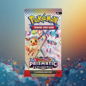 Pokemon Prismatic Evolutions Booster Pack - 10 Playing Cards for Trading Card Game