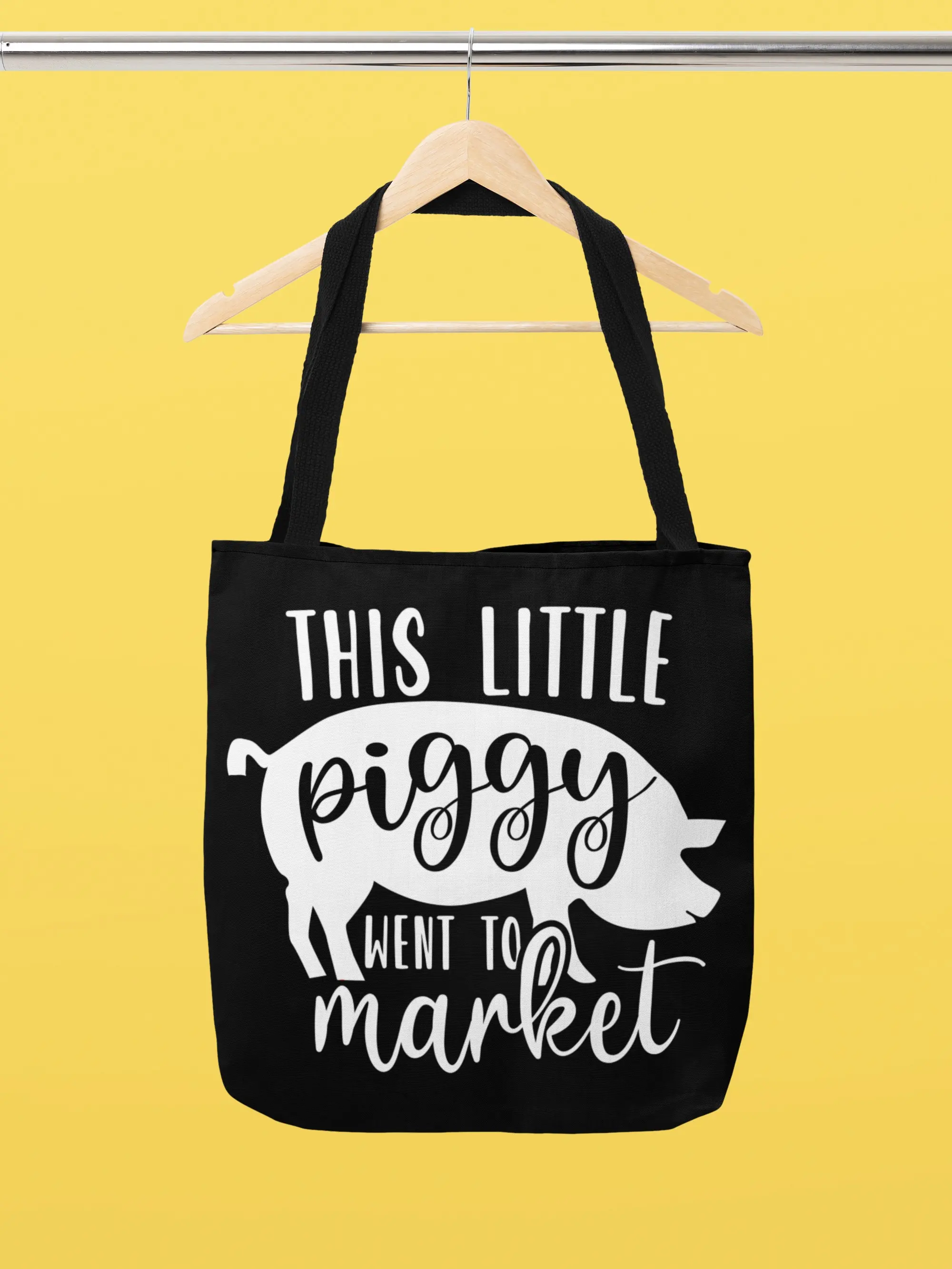 Women's Graphic Canvas Tote Bag, Casual Street Style with Whimsical Typography, Lightweight & Machine Washable for Shopping, Evening & Markets, Double Handle, Open Top, High Capacity