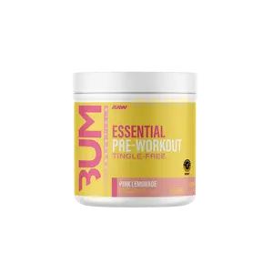 RAW Essential Pre-Workout Tingle-Free – Energy, Focus & Pump – Pre Workout Without Beta Alanine – 200mg Natural Caffeine, Alpha-GPC & L-Tyrosine – 30 Servings