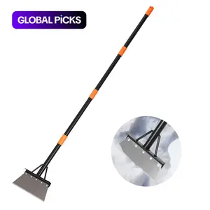 45-60 Inch Heavy-Duty Long-Handled Multifunctional Tool: Cleaning Shovel, Garden Flat Shovel, Weeding Tool, Floor Scraper, Lawn Edge Metal Weeding Scraper, Ice Scraper #GLOBAL PICKS