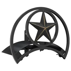 Garden Hose Holder, Decorative Hose Butler Sturdy Water Hose Rack, Durable Wall Hose Hanger, Holds 125-Feet of 5/8-Inch Hose, Hose Reel, Made of Gauge Steel G07006