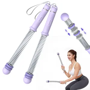 AerVital 2026 New Upgrade Weighted Cordless Battle Ropes – Quiet Ropeless Training Rope Fitness Equipment for Home Workout, Strength Training, HIIT, Cardio Exercise & Gym Sessions, Indoor & Outdoor Workouts for Men & Women, Purple