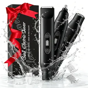 Electric Bikini Trimmer for Women, Rechargeable 2 in 1 Body & Facial Hair Removal, Waterproof Wet & Dry Use Trimmer for Women, Winter & New Year Gift, Valentine's Day Gift