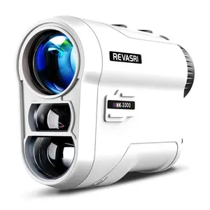 Revasri Golf Distance Meter with Slope and Pin Lock Vibration for Golf Tournament Legal External Slope Rangefinder 1000yds Rangefinder with Rechargeable Battery